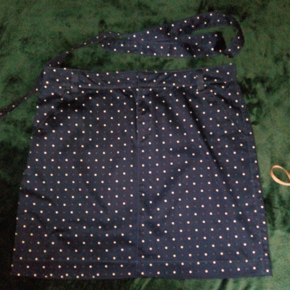 Tommy Hilfiger Polka Dot Cotton Mini Skirt Sz 12 - Picture 13 of 14